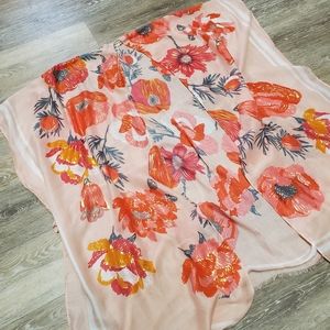 Woven Heart floral kimono